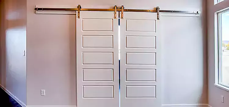 Glass Barn Door with Installation Hardware Kit Angleton