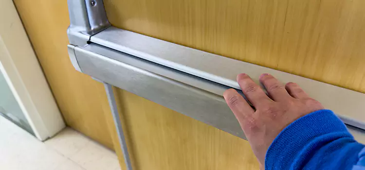 Installing a Push Bar on a Door Angleton